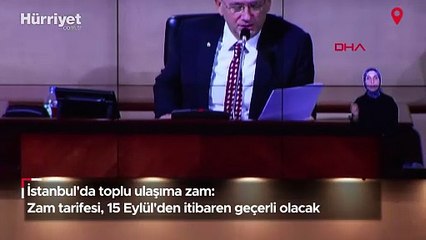 İstanbul'da toplu ulaşım ve taksi fiyatlarına zam