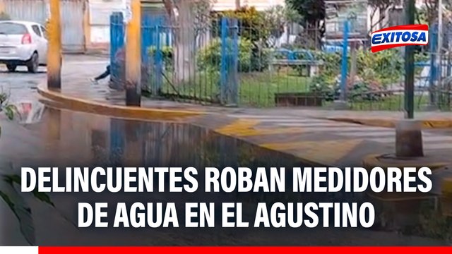 El Agustino: Delincuentes roban medidores de agua y vecinos denuncian abandono del municipio