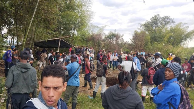 Siete mineros quedaron atrapados tras derrumbe en socavón ilegal de oro en Cauca