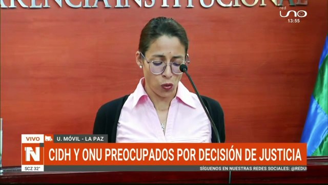 MINISTRA DE JUSTICIA SE REFIERE AL COMUNICADO DE CIDH Y ONU SOBRE LA DECISIÓN DE JUSTICIA EN BOLIVIA POR CASO SENKATA Y SACABA