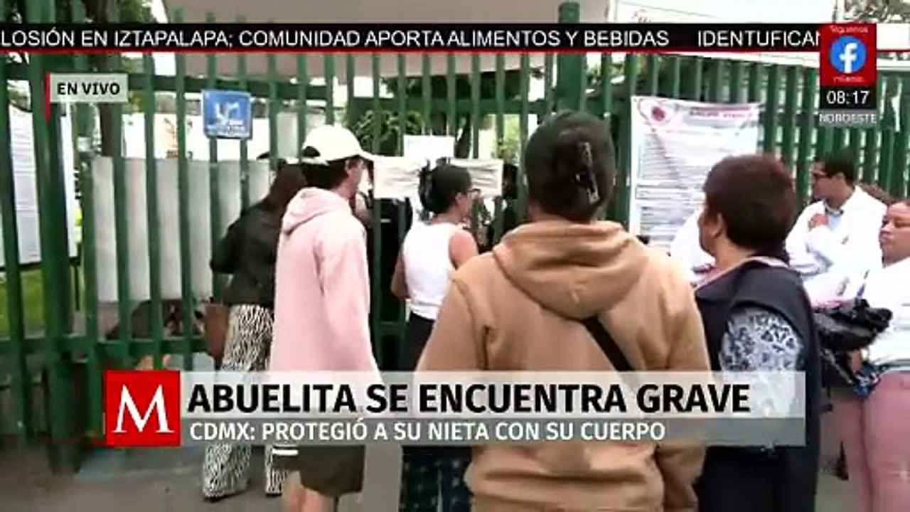 ¿Cuál es el estado de salud de Alicia Matías, la abuela que protegió a su nieta en Iztapalapa?
