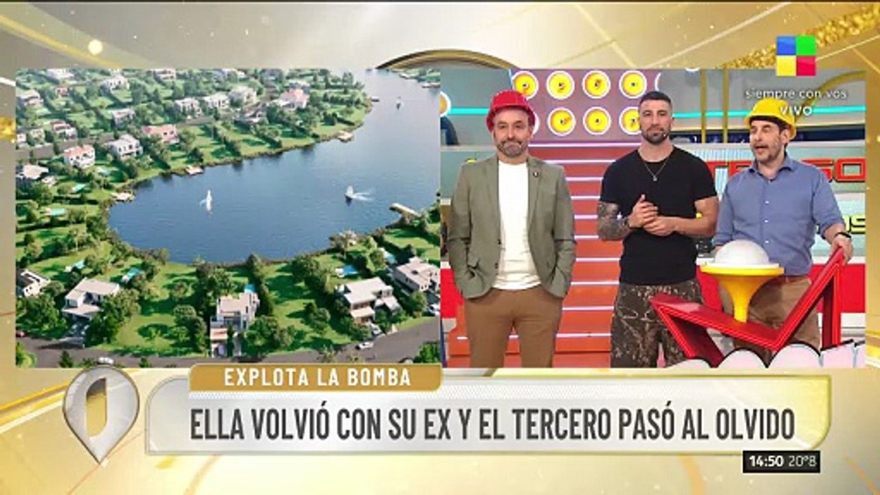 ¿Pampita juega a dos puntas?