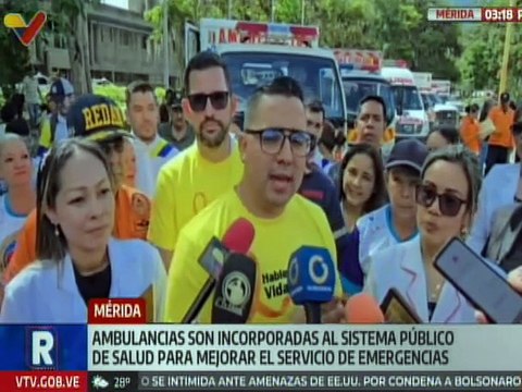 Mérida | Gobierno regional incorpora 9 nuevas ambulancias al sistema público de salud