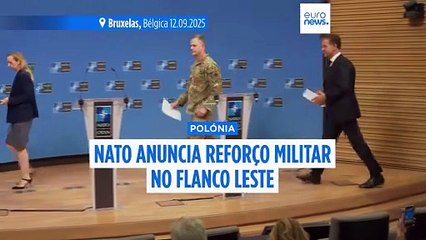 Secretário-geral da NATO anuncia reforço militar no flanco leste após invasão de drones na Polónia