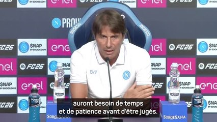 Naples - Conte demande de la patience avant de défier la Fiorentina