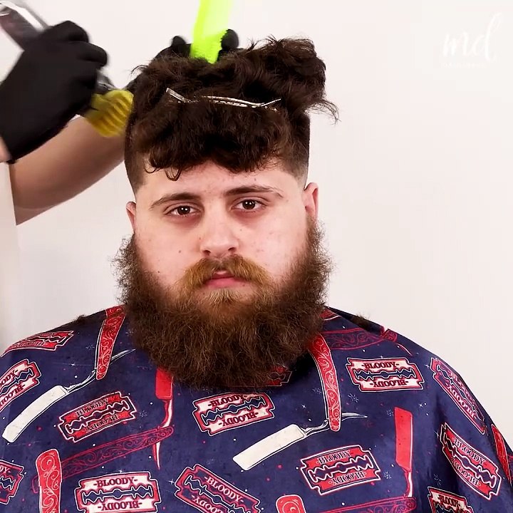 Hair & beard makeover done right