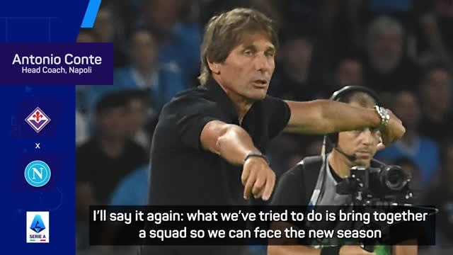 Conte asks for patience as Napoli prepare to handle Champions League