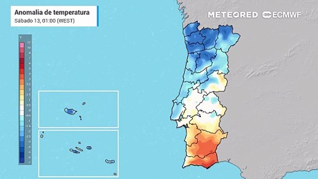 Temperatura sobe durante o fim de semana, podendo alcançar os 34 ºC no Sul do país.