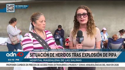 Actualización del estado de salud de heridos en Magdalena de las Salinas tras explosión de pipa
