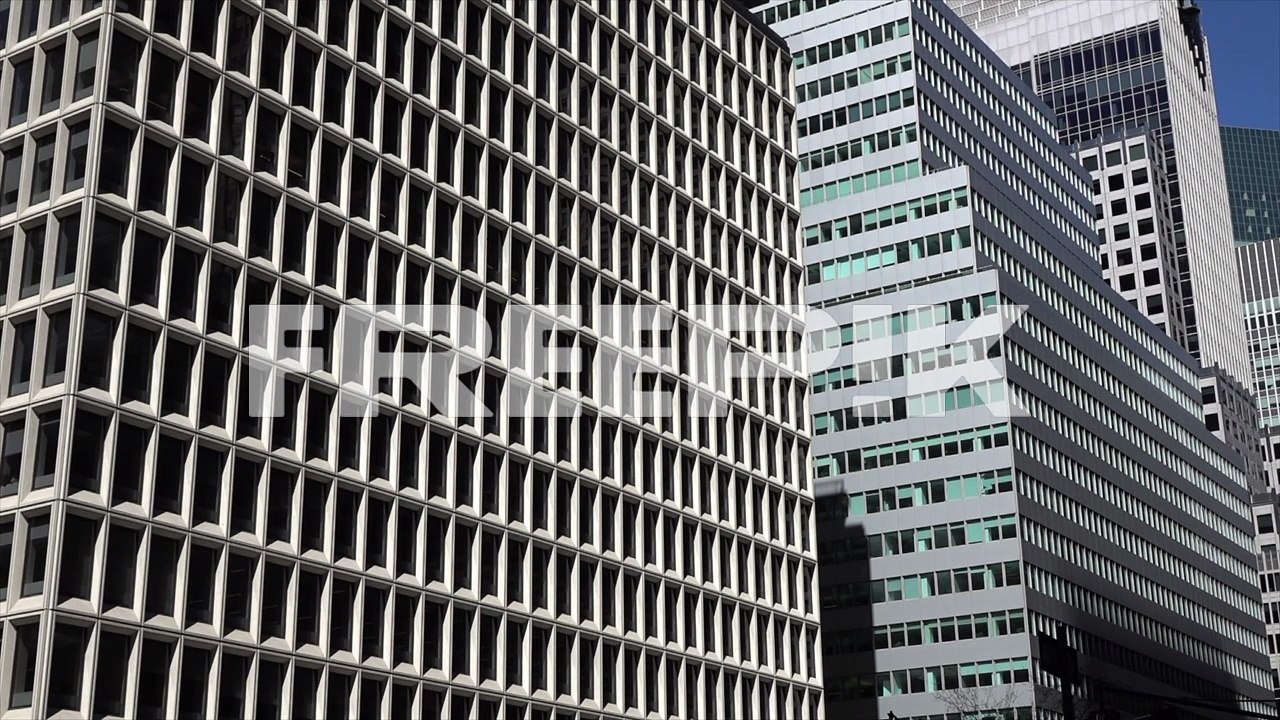 apartment office looking building in non descript city or new york morning day
