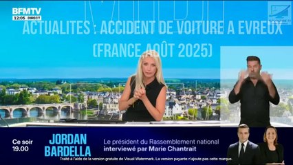 Actualités : Accident de Voiture à Evreux (France,Août 2025)