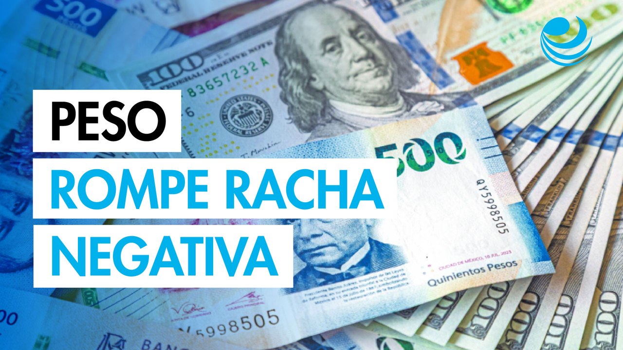 Peso se fortalece frente al dólar tras dos sema...