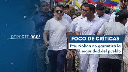 Leyes y acciones tomadas por el gobierno de Noboa son cuestionadas y rechazadas