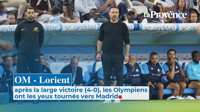 OM - Lorient : après la large victoire (4-0), les Olympiens ont les yeux tournés vers Madrid