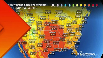 Strong storms popping up from Colorado to the Dakotas