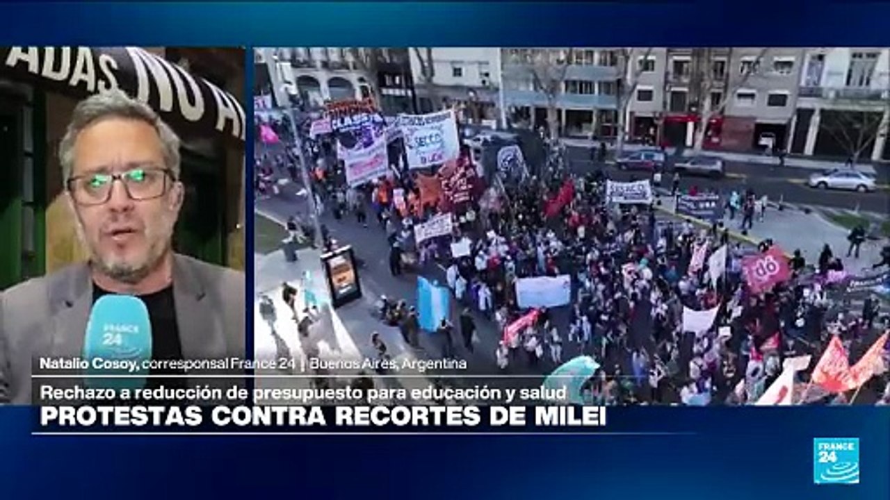 Informe desde Buenos Aires: rechazo a los recortes de Milei en educación y salud