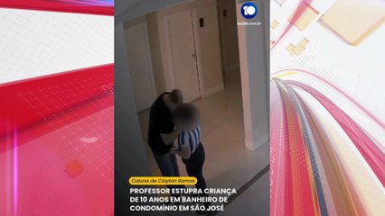 Professor é preso após estuprar criança de 10 anos no banheiro