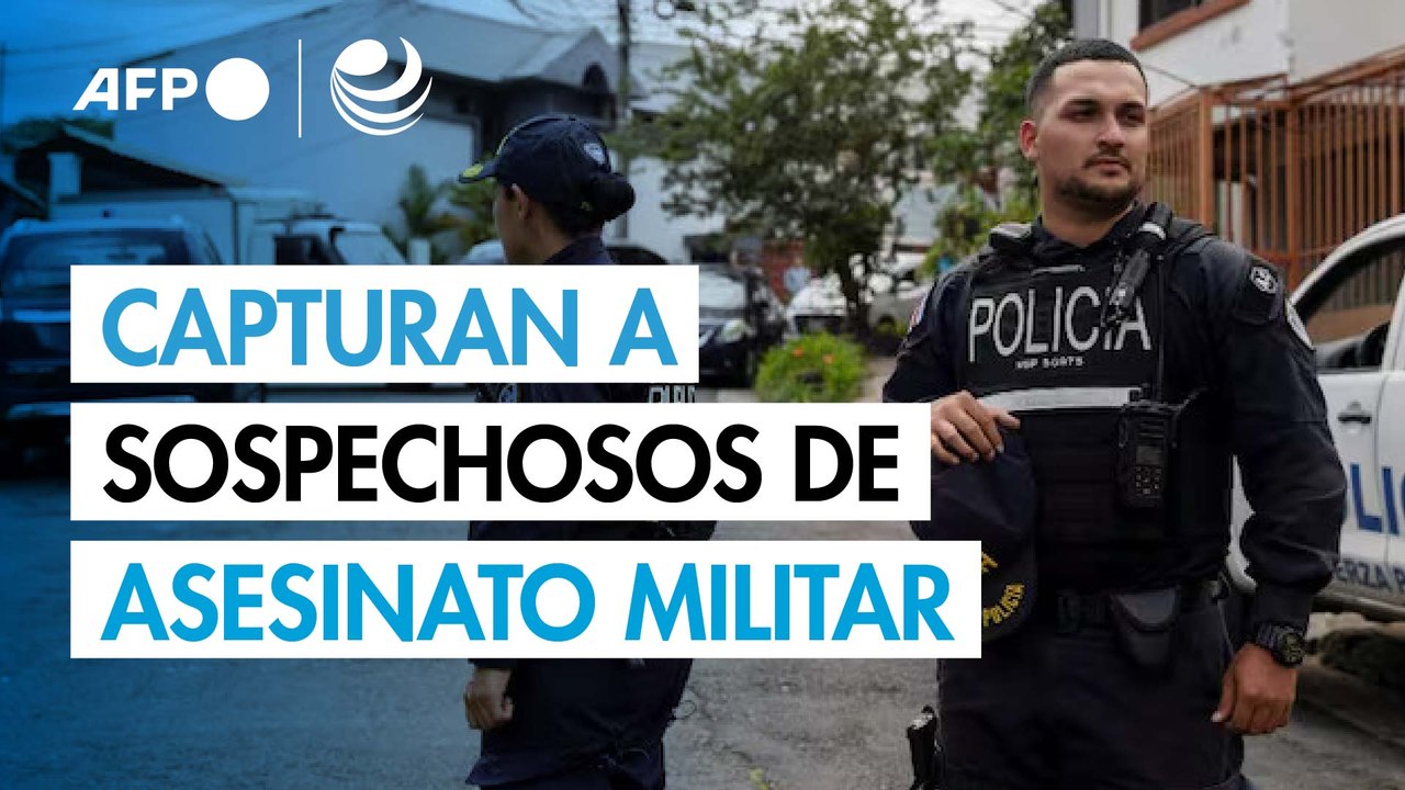 La policía de Costa Rica detiene a sospechosos del asesinato de un militar nicaragüense
