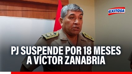 PJ suspende por 18 meses al comandante general PNP Víctor Zanabria por caso 'Policías Albañiles'