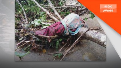 Bungkusan disyaki mengandungi mayat ditemukan di tepi sungai