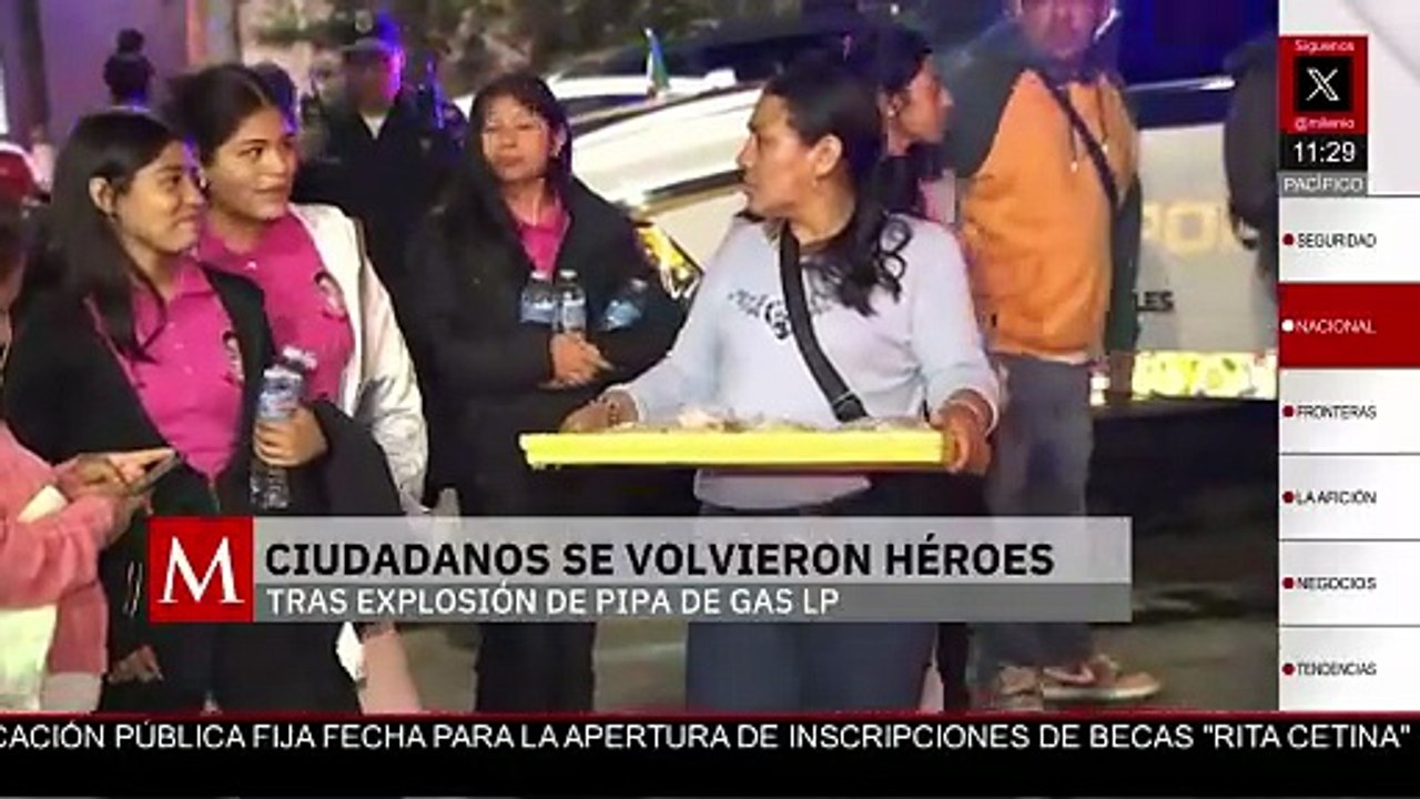 Ciudadanos, los héroes tras la explosión de pipa en Iztapalapa