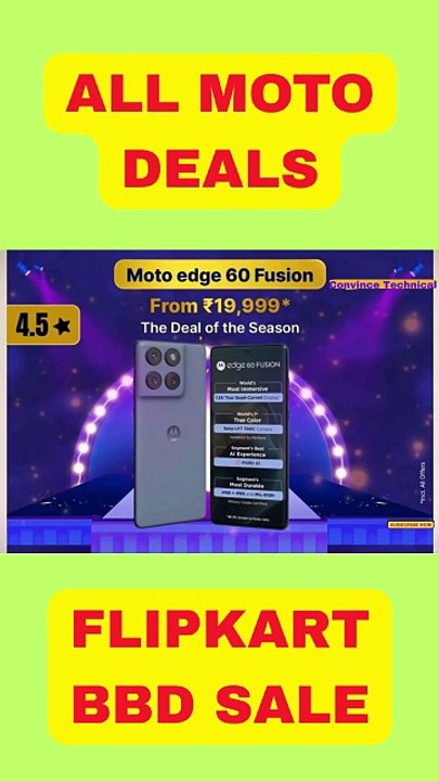 ALL Moto smartphone  deals in flipkart BBD sale 2025 #SHORT