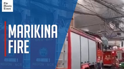 🔥 Fire Erupts in Marikina's Barangay Malanday – Emergency Response Underway