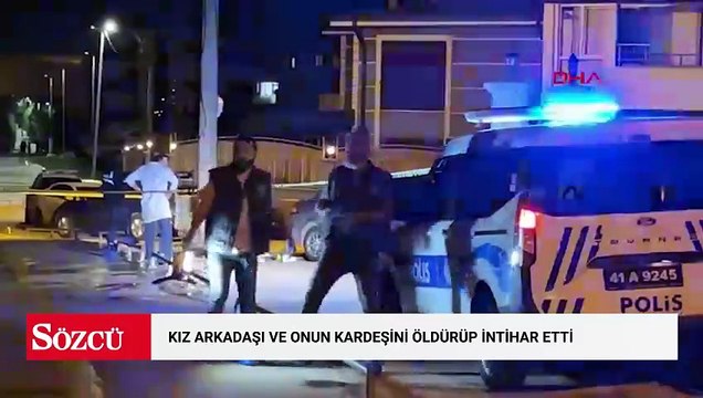 Kız arkadaşı ve onun kardeşini öldürüp intihar etti