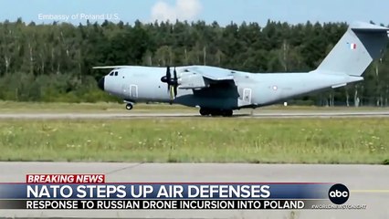 NATO steps up air defenses after Russia violates Poland's airspace