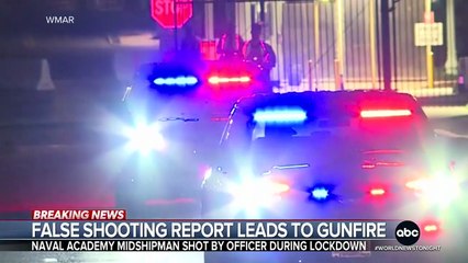 False shooting report leads to gunfire at US Naval Academy in Maryland