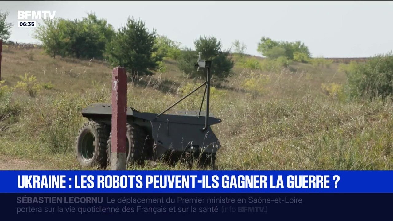 Guerre en Ukraine: sur le front, des robots déployés pour aider les soldats ukrainiens