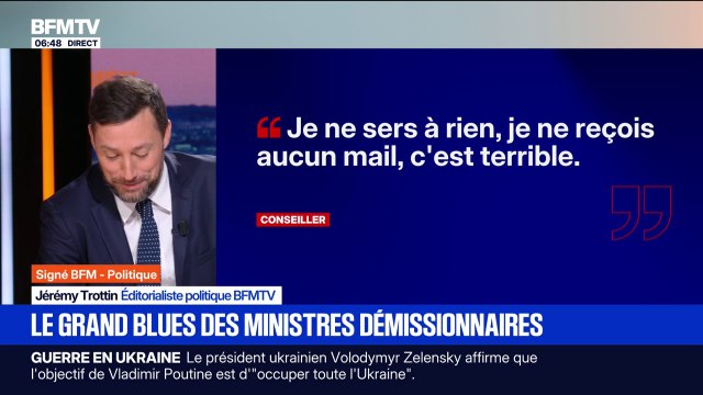 SIGNÉ BFM - Le grand blues des ministres démissionnaires