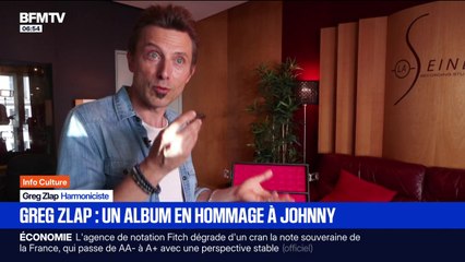 L'harmoniciste Greg Zlap rend hommage à son ami Johnny Hallyday dans son nouvel album