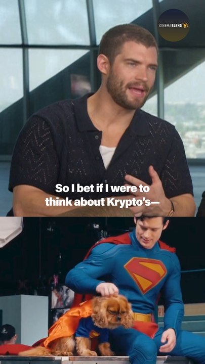 What Does Krypto's Voice Sound Like? David Corenswet Answers #shorts