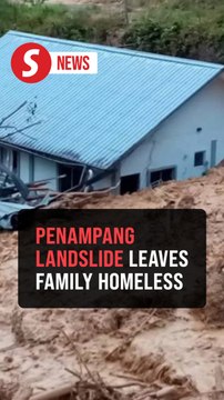 Family escapes catastrophic mud flood in Penampang