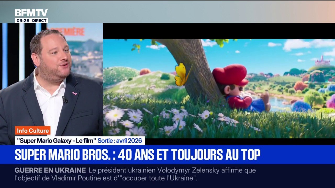 Nintendo annonce la sortie du film Super Mario Galaxy à l'occasion des 40 ans de Super Mario Bros