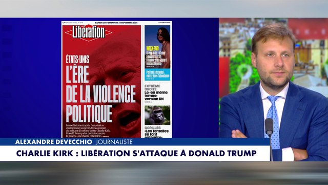 Alexandre Devecchio:«Même quand c'est un Trumpiste qui se fait tuer, c'est la faute de Donald Trump»