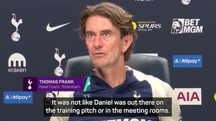 Frank expects more clarity over Spurs plans following Levy's exit