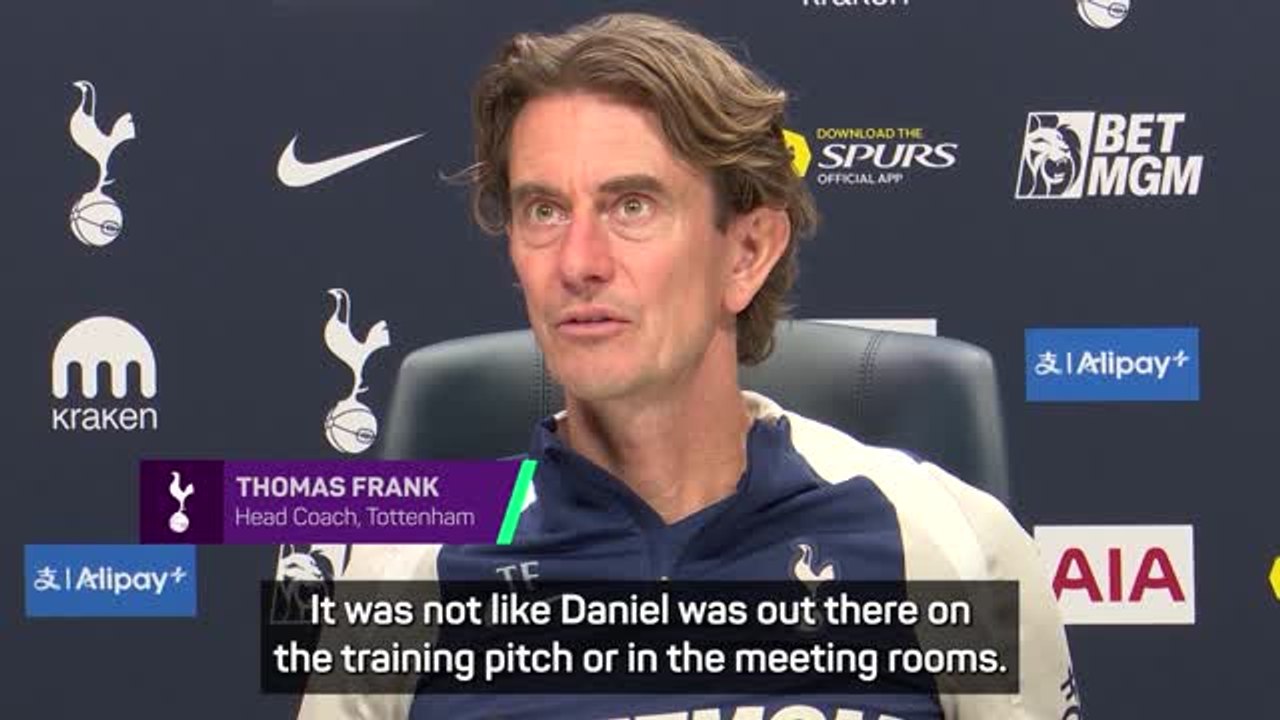 Frank expects more clarity over Spurs plans following Levy's exit