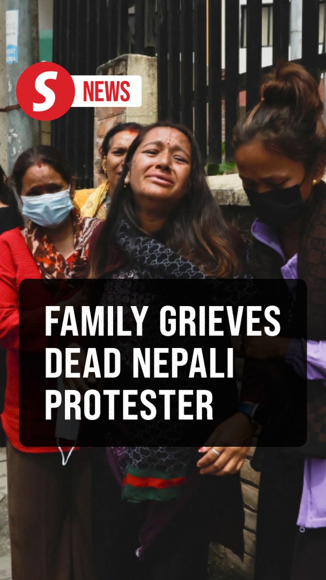 Aunt of dead Nepali protester grieves for her nephew and lays him to rest