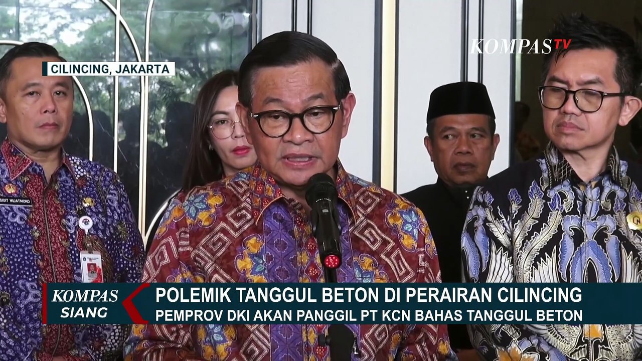 Tanggul Beton Cilincing Berizin, PT KCN: Untuk Bangun Pelabuhan Pemerintah | KOMPAS SIANG
