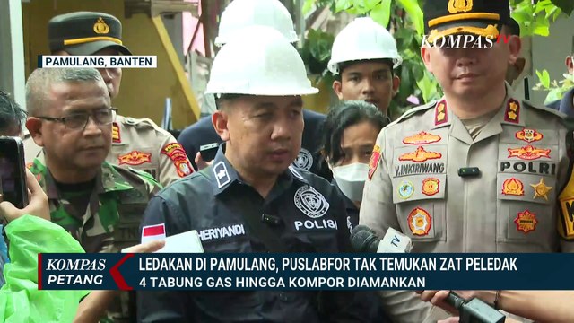 Ledakan di Pamulang, Puslabfor Mabes Polri Tak Temukan Zat Peledak | KOMPAS PETANG