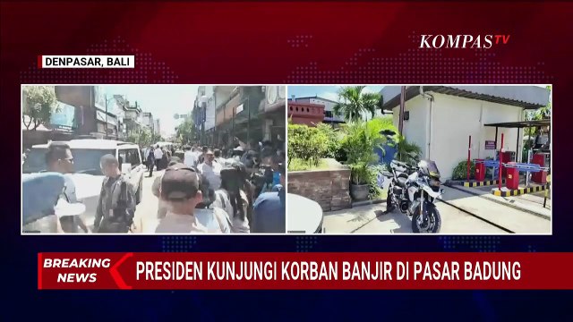 BREAKING NEWS! Detik-Detik Presiden Prabowo Tiba di Bali, Tinjau Lokasi dan Temui Korban Banjir