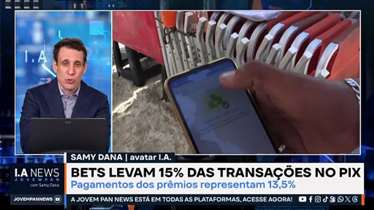 Samy Dana: 15,3% do volume total de transações via Pix vai para sites de apostas | IA NEWS