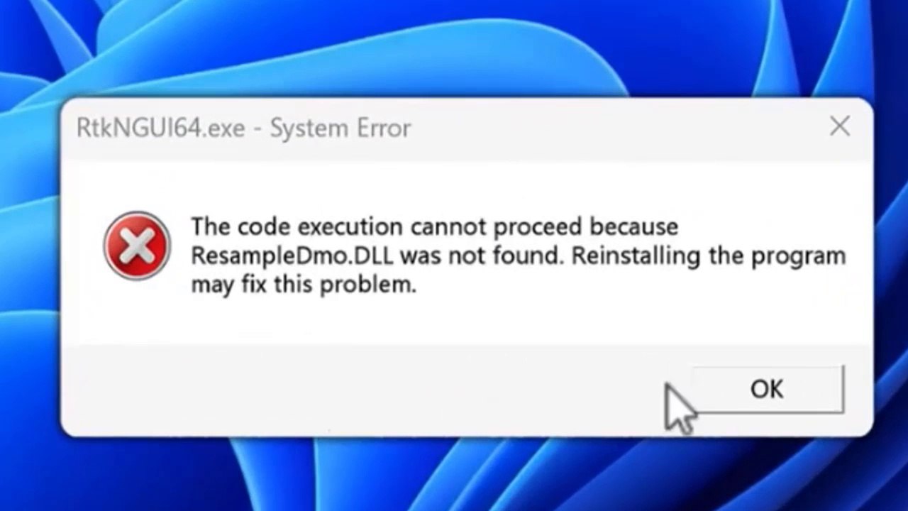 Resampledmo dll was not found and Missing - Solved 10000%