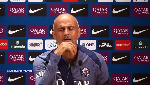 Luis Enrique s'est exprimé sur les blessures de Doué et Dembélé