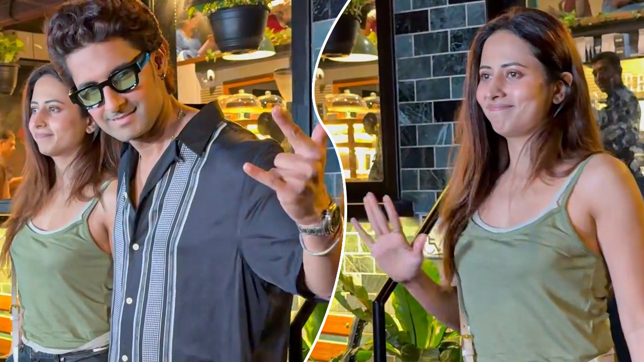 Ravi Dubey & Sargun Mehta Get Clicked Like Cuties Post Their Dinner Date | Mumbai