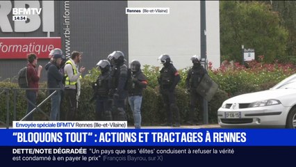 "Bloquons tout": les actions et les tractages continuent à Rennes