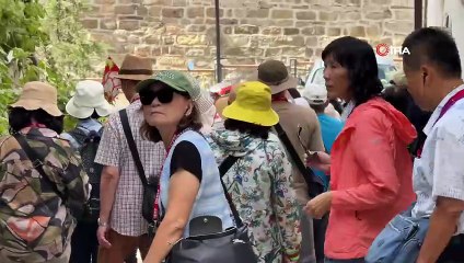 Osmanlı kenti Safranbolu'da hafta sonu hareketliliği yaşanıyor