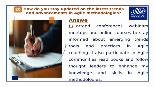 Top 10 Agile Coach Interview Questions and Answers for Leadership, Coaching, and Transformation | Part 2